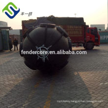 Ship guard rubber fender with tyre net